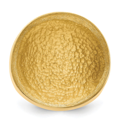 22 mm 14k Yellow Gold coin bezel ring for US $5 Indian Head Half Eagle — additional image