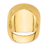 22 mm 14k Yellow Gold coin bezel ring for US $5 Indian Head Half Eagle — additional image