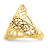 22 mm 14k Yellow Gold coin bezel ring for US $5 Indian Head Half Eagle — additional image