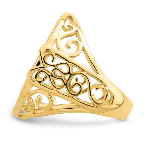 22 mm 14k Yellow Gold coin bezel ring for US $5 Indian Head Half Eagle — additional image