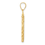 18 mm 14k Yellow Gold coin bezel pendant for US $2.50 Indian Head Quarter Eagle — alternate view