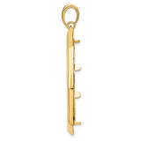 34 mm 14k Yellow Gold coin bezel pendant for US $20 Liberty Head Double Eagle — alternate view