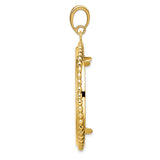 34 mm 14k Yellow Gold coin bezel pendant for US $20 Liberty Head Double Eagle — alternate view