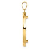 34 mm 14k Yellow Gold coin bezel pendant for US $20 Liberty Head Double Eagle — alternate view