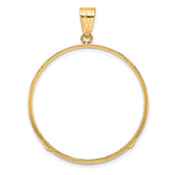 34 mm 14k Yellow Gold coin bezel pendant for US $20 Liberty Head Double Eagle — additional image