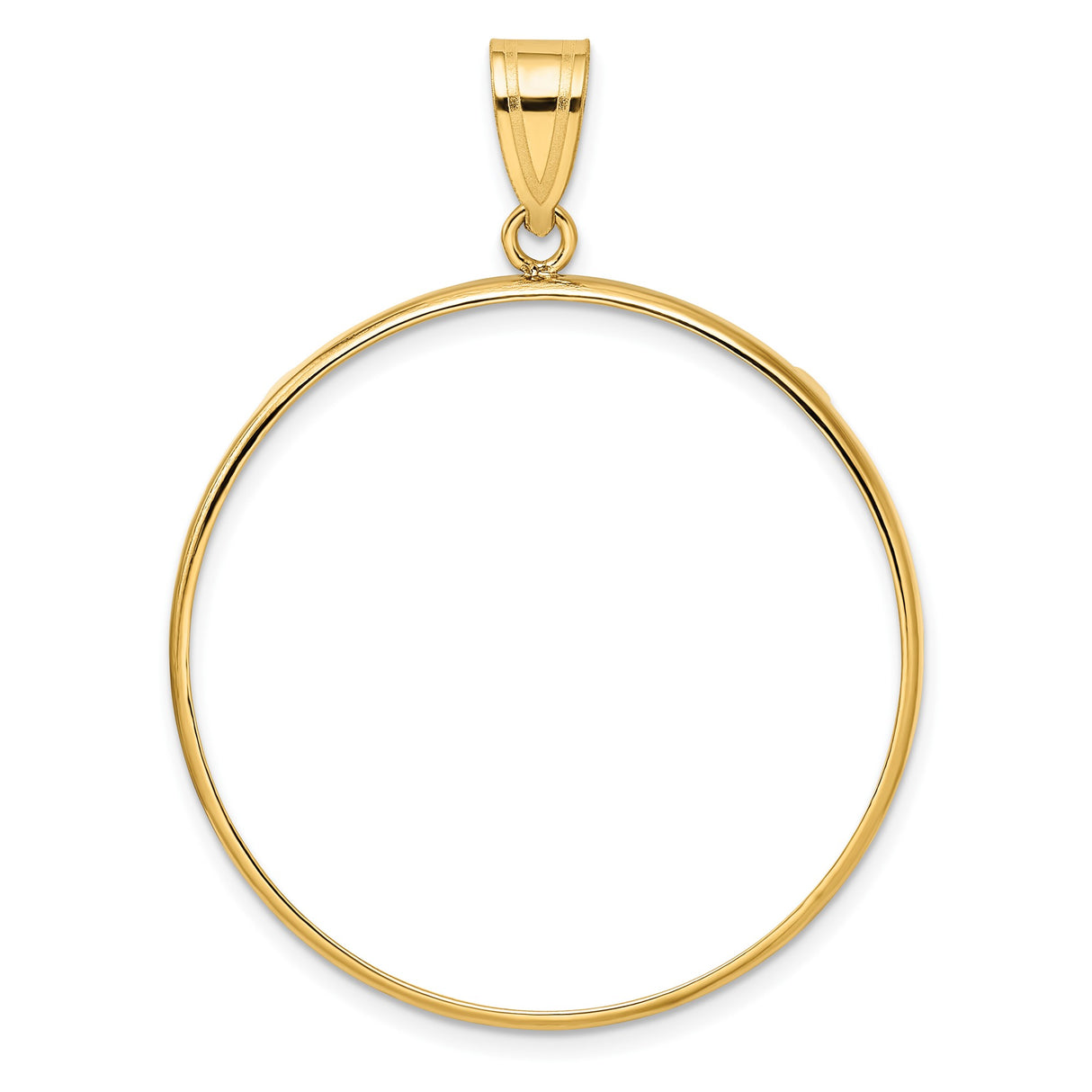 34 mm 14k Yellow Gold coin bezel pendant for US $20 Liberty Head Double Eagle
