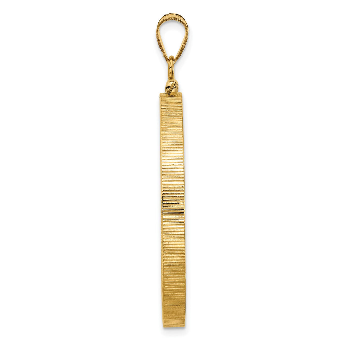 34 mm 14k Yellow Gold coin bezel pendant for US $20 Liberty Head Double Eagle — alternate view
