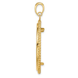 34 mm 14k Yellow Gold coin bezel pendant for US $20 Liberty Head Double Eagle — alternate view