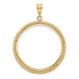 34 mm 14k Yellow Gold coin bezel pendant for US $20 Liberty Head Double Eagle — additional image