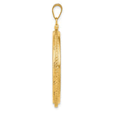 34 mm 14k Yellow Gold coin bezel pendant for US $20 Liberty Head Double Eagle — alternate view