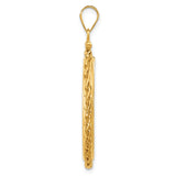 27 mm 14k Yellow Gold coin bezel pendant for US $10 Liberty Head Eagle — alternate view