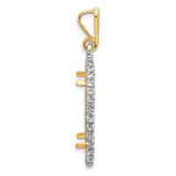 22 mm 14k Multi-Tone Gold coin bezel pendant for US $5 Liberty Head Half Eagle — alternate view