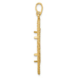 22 mm 14k Yellow Gold coin bezel pendant for US $5 Liberty Head Half Eagle — alternate view