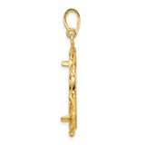 22 mm 14k Yellow Gold coin bezel pendant for US $5 Liberty Head Half Eagle — alternate view