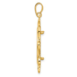 22 mm 14k Yellow Gold coin bezel pendant for US $5 Liberty Head Half Eagle — alternate view