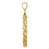 22 mm 14k Yellow Gold coin bezel pendant for US $5 Liberty Head Half Eagle — alternate view