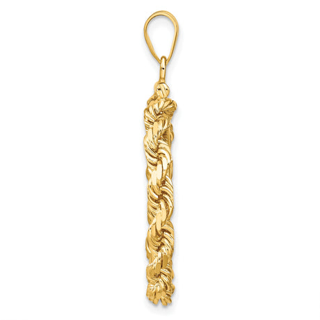 22 mm 14k Yellow Gold coin bezel pendant for US $5 Liberty Head Half Eagle — alternate view