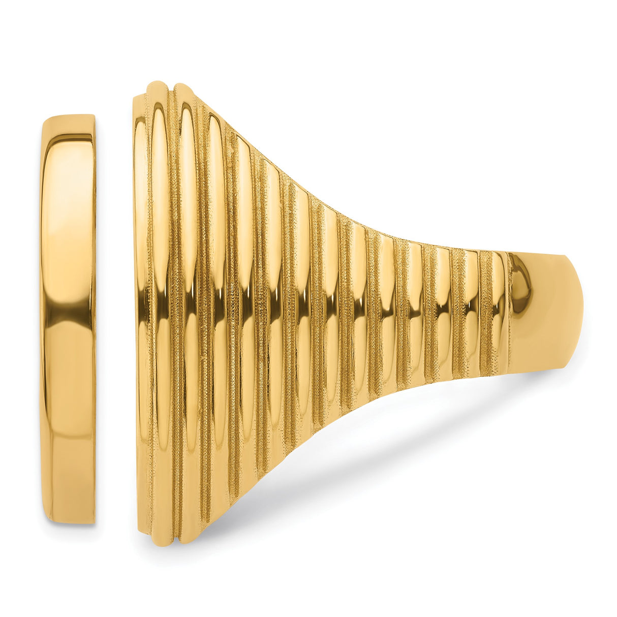 22 mm 14k Yellow Gold coin bezel ring for US $5 Liberty Head Half Eagle — additional image