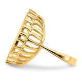 22 mm 14k Yellow Gold coin bezel ring for US $5 Liberty Head Half Eagle — additional image