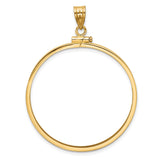 34 mm 14k Yellow Gold coin bezel pendant for US $20 Saint Gaudens Double Eagle — additional image