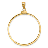 34 mm 14k Yellow Gold coin bezel pendant for US $20 Saint Gaudens Double Eagle