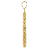 34 mm 14k Yellow Gold coin bezel pendant for US $20 Saint Gaudens Double Eagle — alternate view