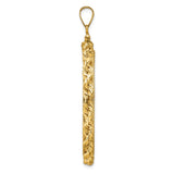 34 mm 14k Yellow Gold coin bezel pendant for US $20 Saint Gaudens Double Eagle — alternate view