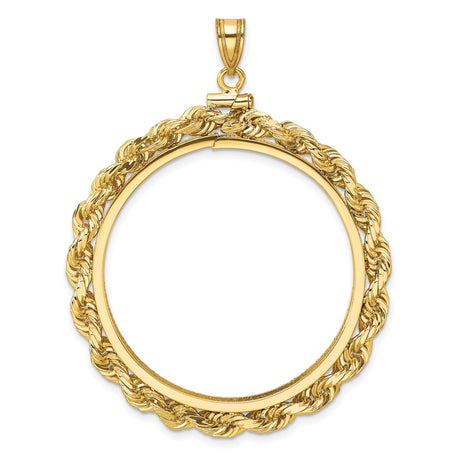 34 mm 14k Yellow Gold coin bezel pendant for US $20 Saint Gaudens Double Eagle — additional image
