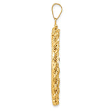 34 mm 14k Yellow Gold coin bezel pendant for US $20 Saint Gaudens Double Eagle — alternate view
