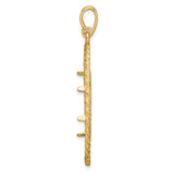 18 mm 14k Yellow Gold coin bezel pendant for US 10¢ Dime - Mercury — alternate view