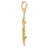 18 mm 14k Yellow Gold coin bezel pendant for US 10¢ Dime - Mercury — alternate view