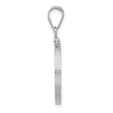 18 mm 14k White Gold coin bezel pendant for US 10¢ Dime - Mercury — alternate view