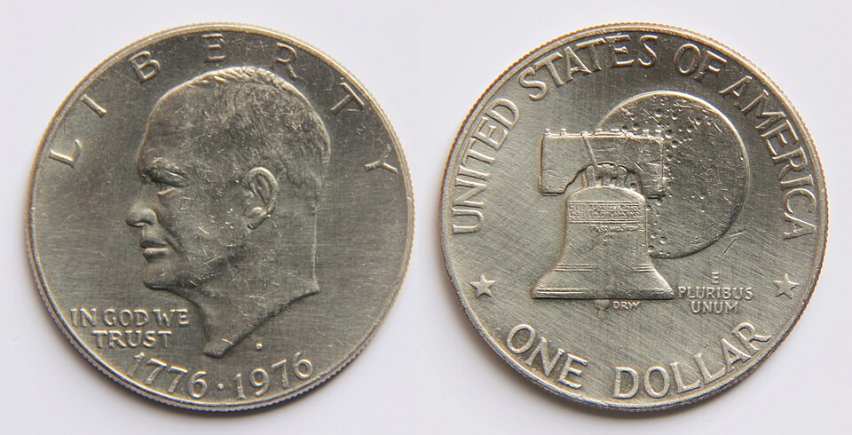Eisenhower Dollar, representative coin